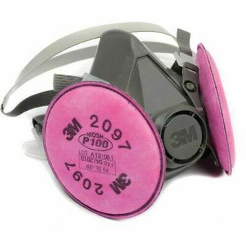 Combo:  Genuine 3m 6200 Half Face Respirator With 2097 Filter Set (medium)