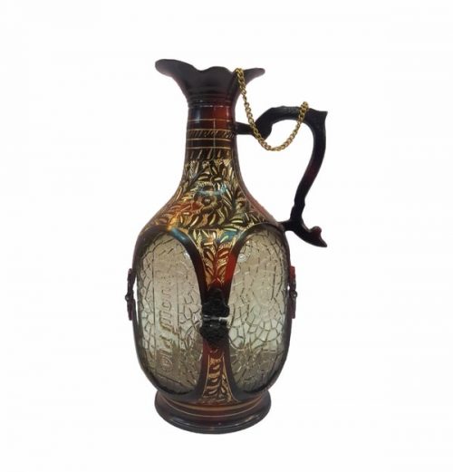 Old Monk Pure Brass Glass Jug Kettle OMBG01