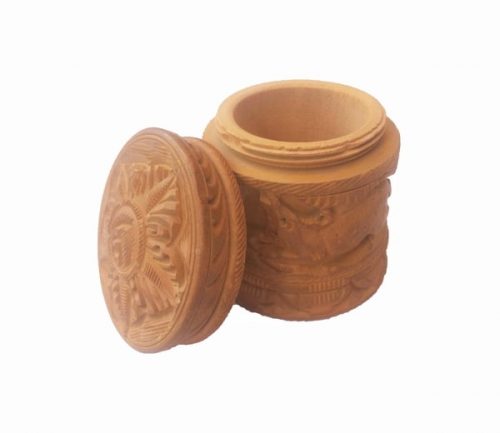 Wooden Carved Small Box WCSB01