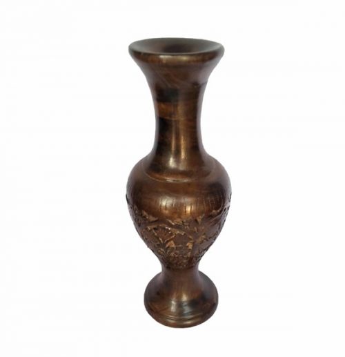 Wooden Carved Vase 01