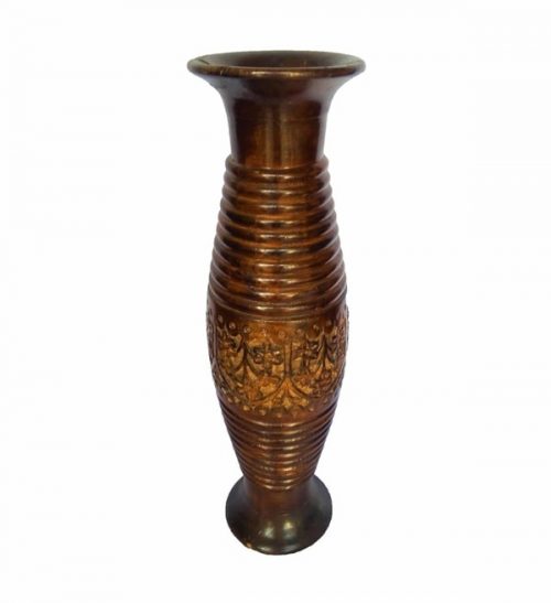 Wooden Carved Vase 05
