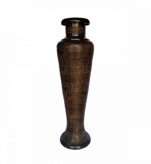 Wooden Carved Vase 09