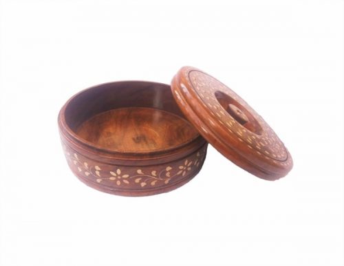 Wooden Casserole Chapati Box WCCB02