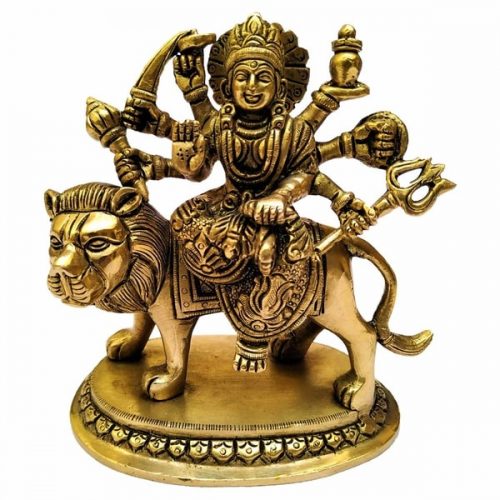 Brass Durga Murti Idol BGMI07