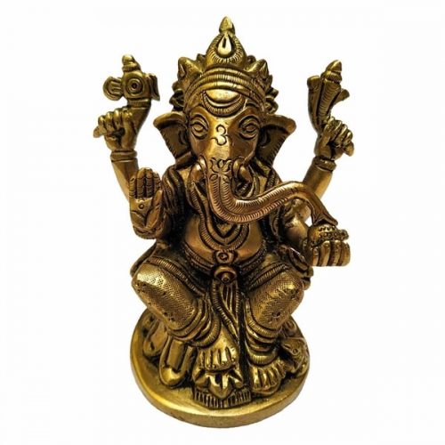 Brass Ganesha Murti Idol BGMI01
