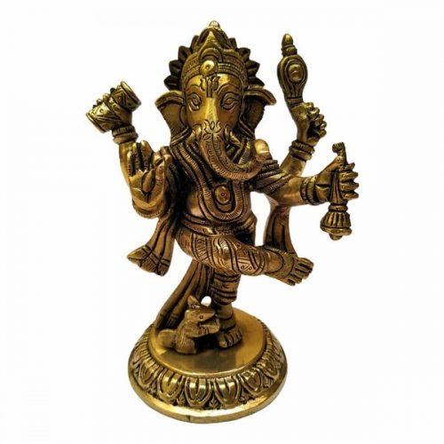 Brass Ganesha Murti Idol BGMI02