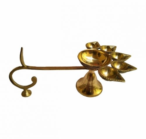 Brass Pancharti Diya Stand BPADS02