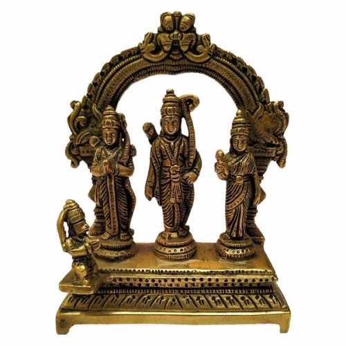 Brass Ram Darbar Murti Idol BGMI05