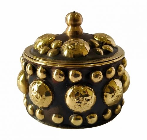Brass Sindoor Box BSB05