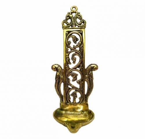 Brass Wall Mounted Hanging Diya BWMHD01