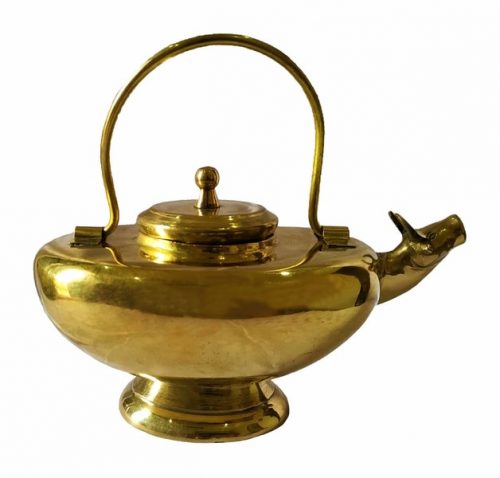 Pure Brass Gowmukhi Gangajali Cane PBGGC01